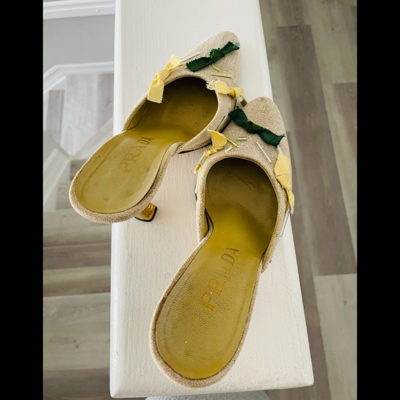 PRADA High heel slides in 35 1/5 - Picture 8 of 9